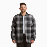 Insulated Plaid Shirt Jacket