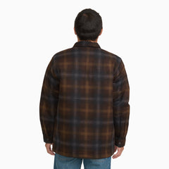 Insulated Plaid Shirt Jacket