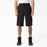 Loose Fit Multi-Use Pocket Work Shorts, 15"