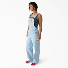 Women's Loose Denim Bib