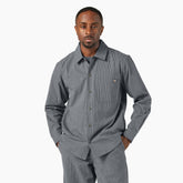 Lima Pinstripe Button-Up Shirt