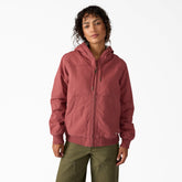 Women's Fleece Lined Duck Canvas Jacket