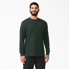 Heavyweight Long Sleeve Henley T-Shirt