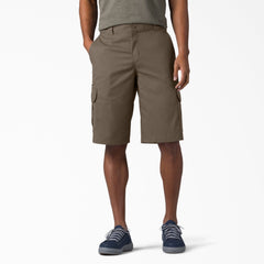 FLEX Relaxed Fit Cargo Shorts, 13"