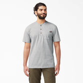 Heavyweight Short Sleeve Henley T-Shirt