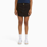 Women's Flocked Low Rise Mini Skirt