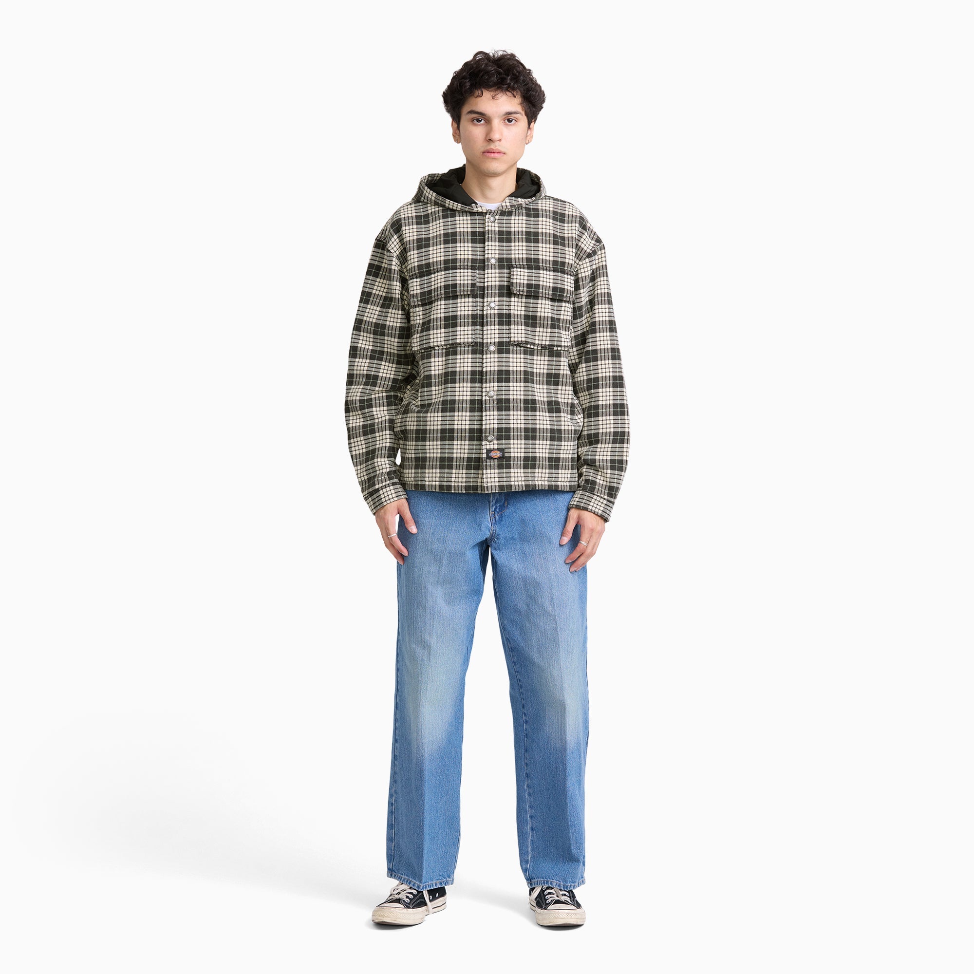 Laughlin Hooded Flannel Shacket