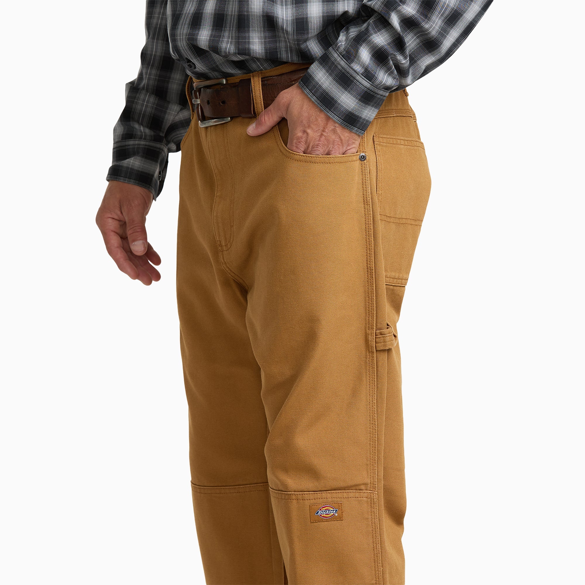 Slim Fit Relaxed Duck Double Knee Pants