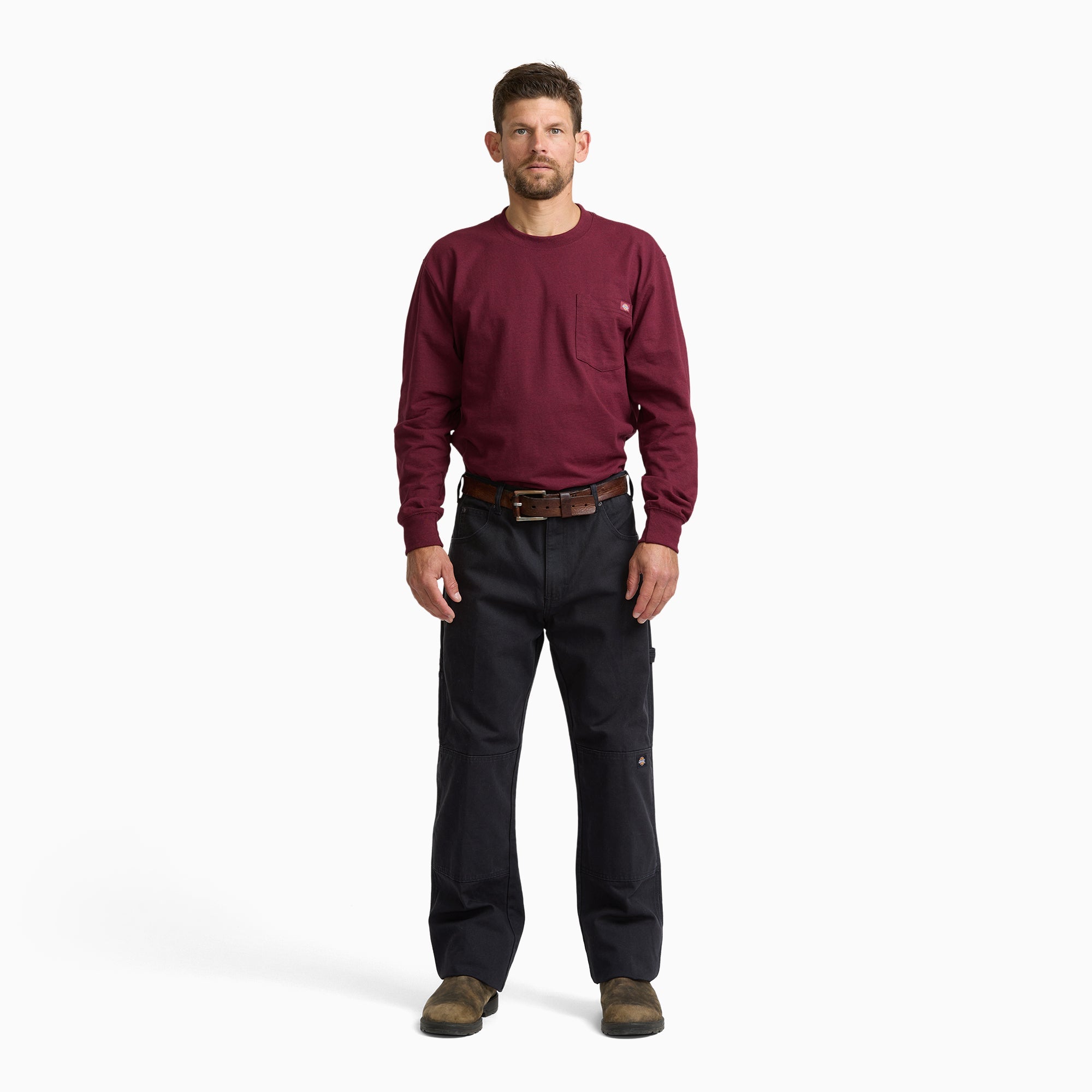 Slim Fit Relaxed Duck Double Knee Pants