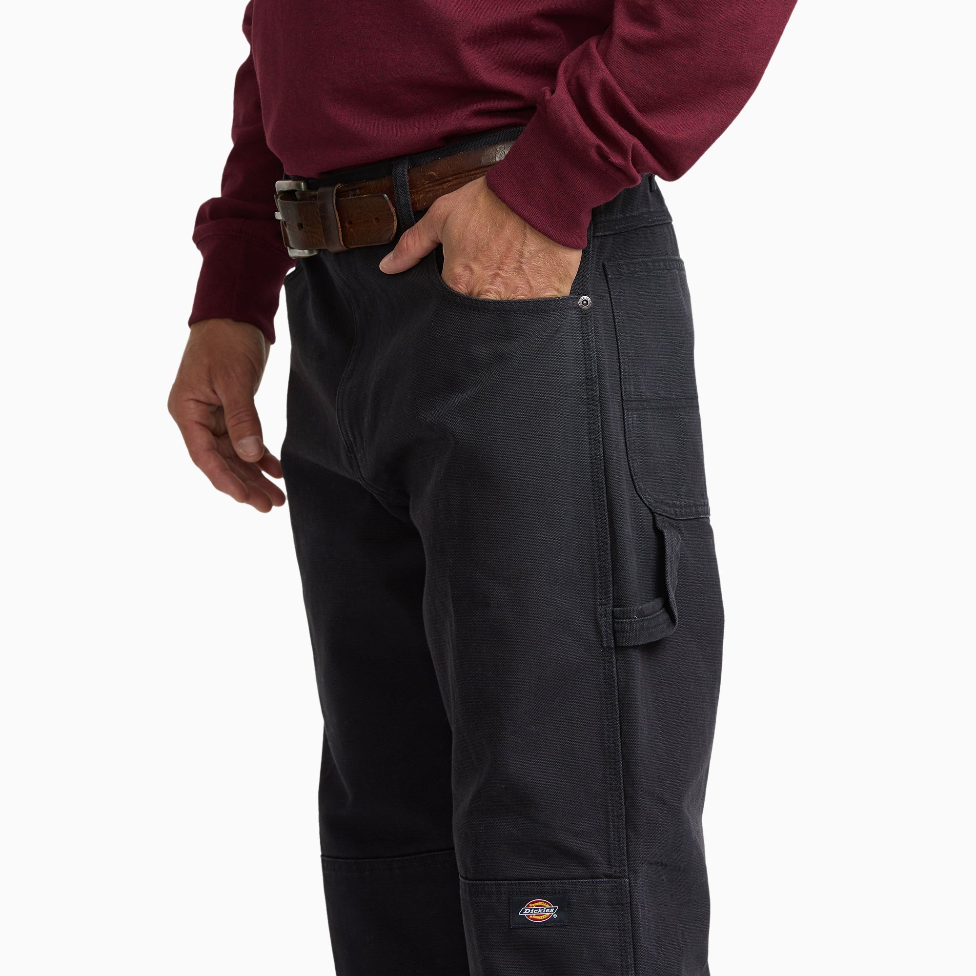 Slim Fit Relaxed Duck Double Knee Pants
