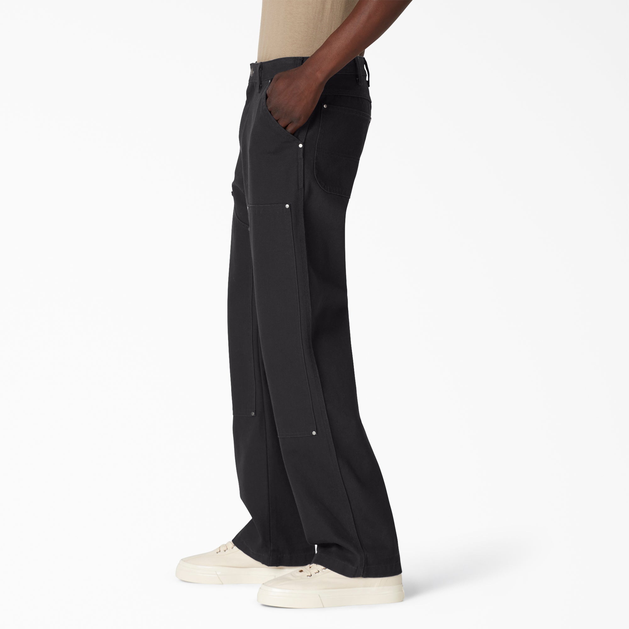 Relaxed Fit Double Knee Duck Pants