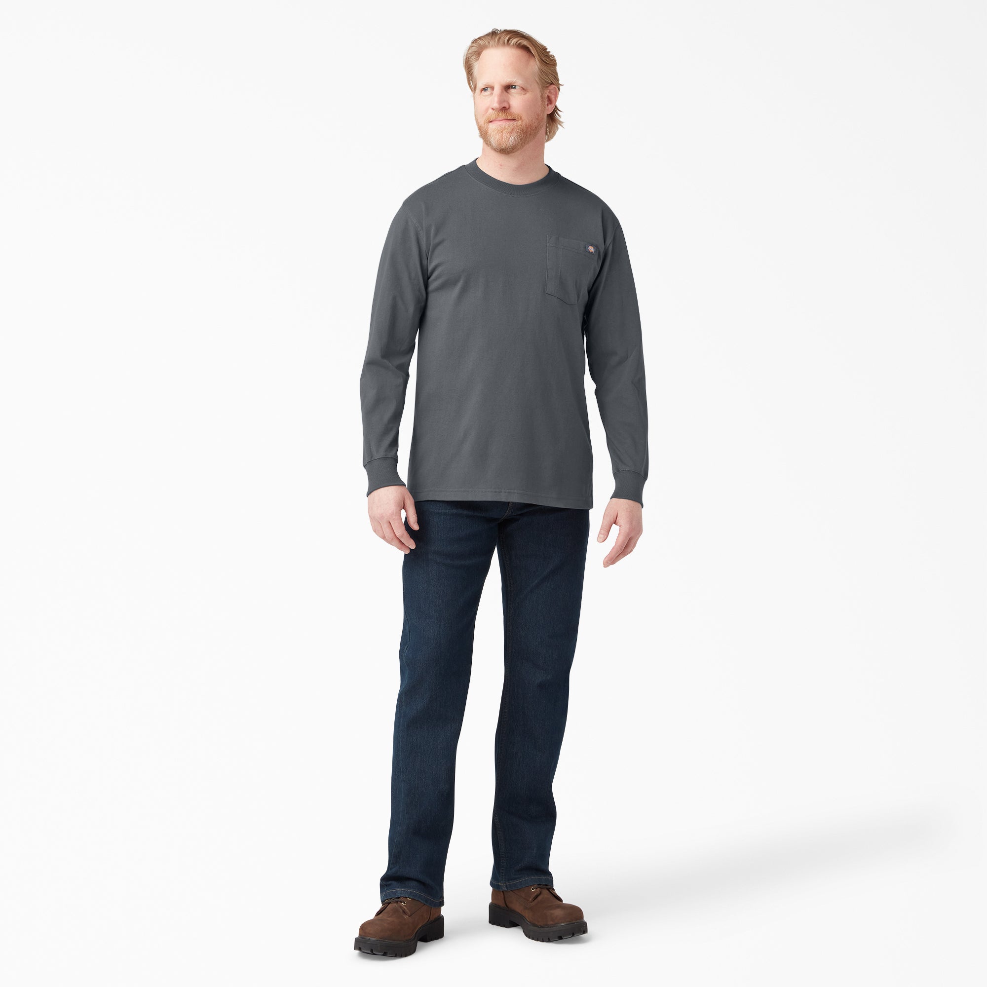 Heavyweight Long Sleeve Pocket T-Shirt
