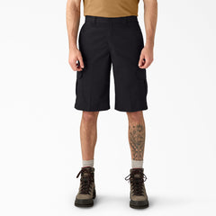 FLEX Relaxed Fit Cargo Shorts, 13"