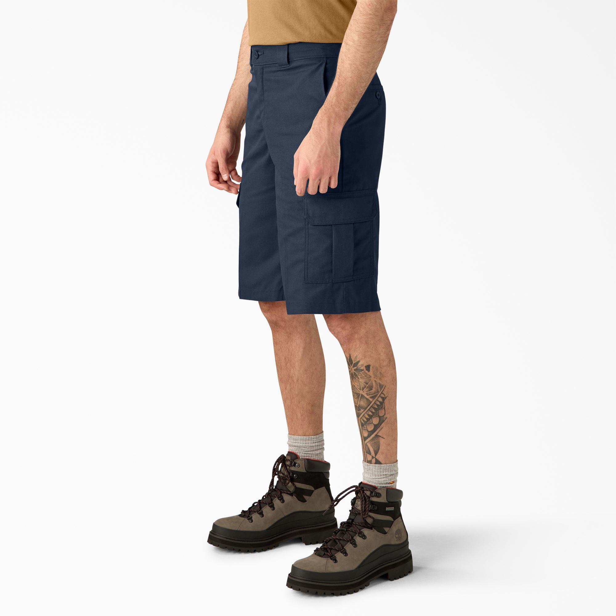FLEX Relaxed Fit Cargo Shorts, 13"
