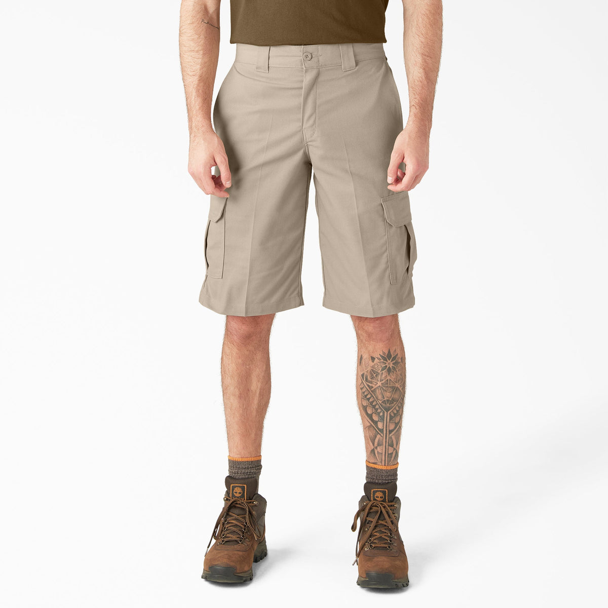 FLEX Relaxed Fit Cargo Shorts, 13"