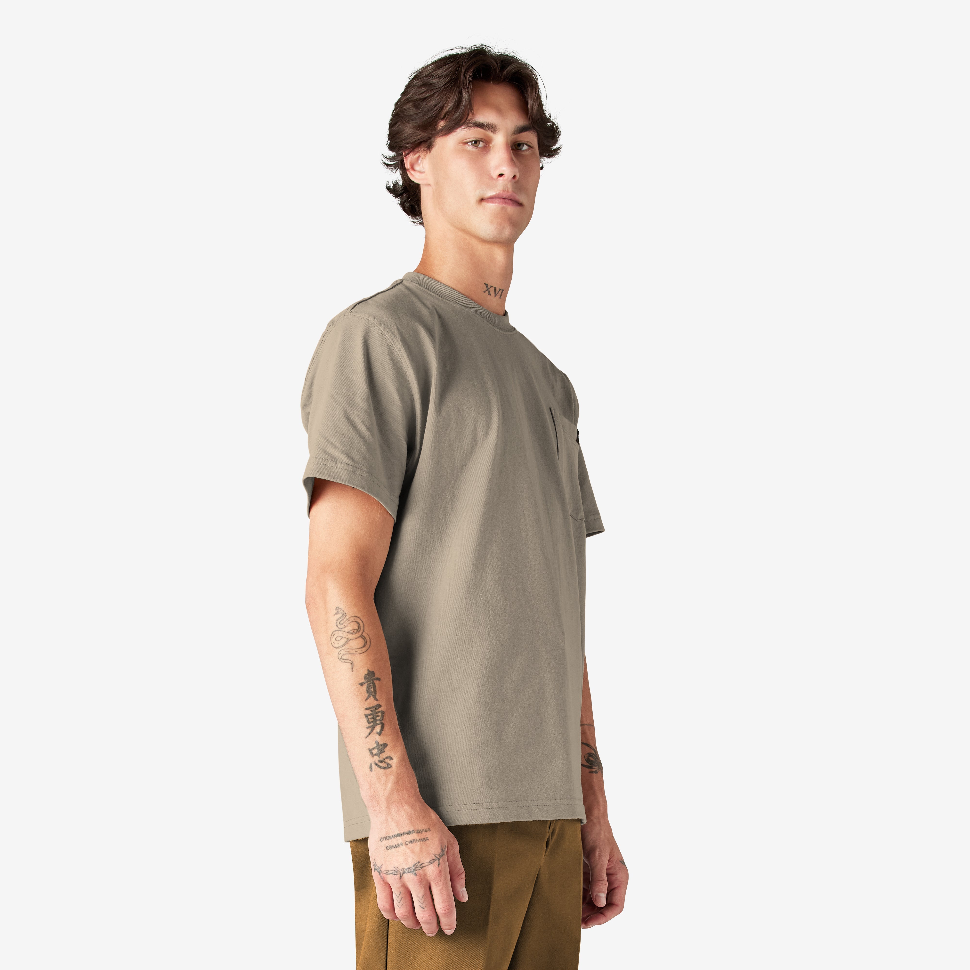 Heavyweight Short Sleeve Pocket T-Shirt