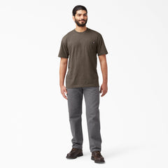 Heavyweight Heathered Short Sleeve Pocket T-Shirt