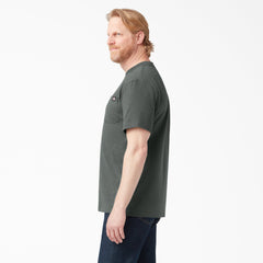 Heavyweight Heathered Short Sleeve Pocket T-Shirt