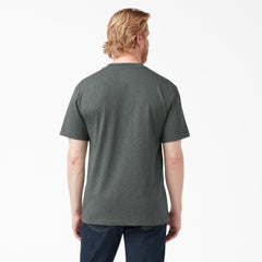 Heavyweight Heathered Short Sleeve Pocket T-Shirt